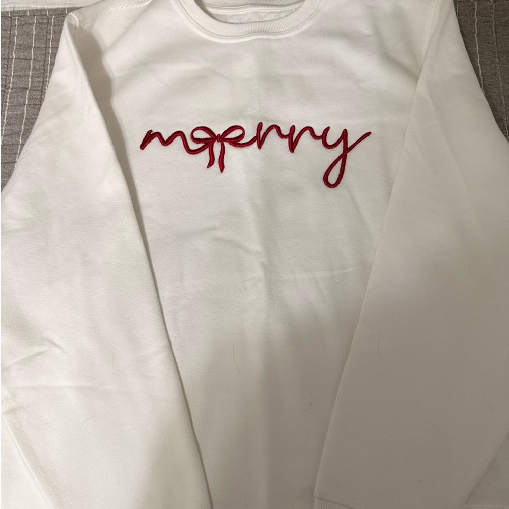 Amazon Essentials White Sweatshirt